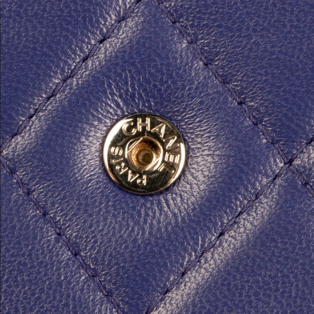 sold* CHANEL Quilted Lambskin Wallet On Chain Bag - Picture 6 of 8